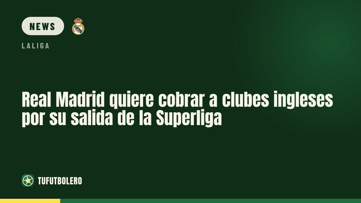 Real Madrid will englische Clubs für Super League Rückzug zahlen lassen