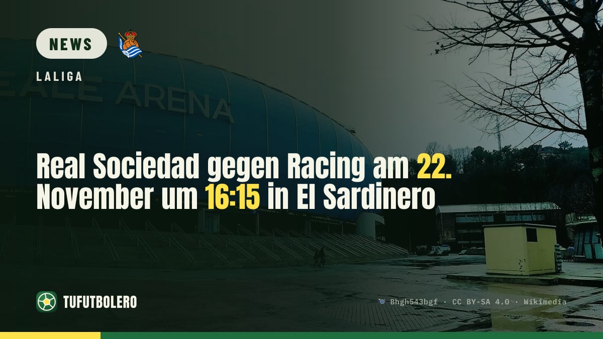 Real Sociedad gegen Racing am 22. November um 16:15 in El Sardinero