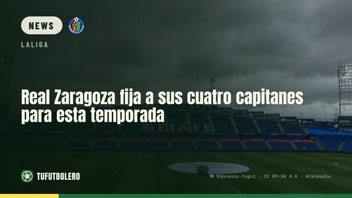 Real Zaragoza stellt die vier Kapitäne für die Saison auf
