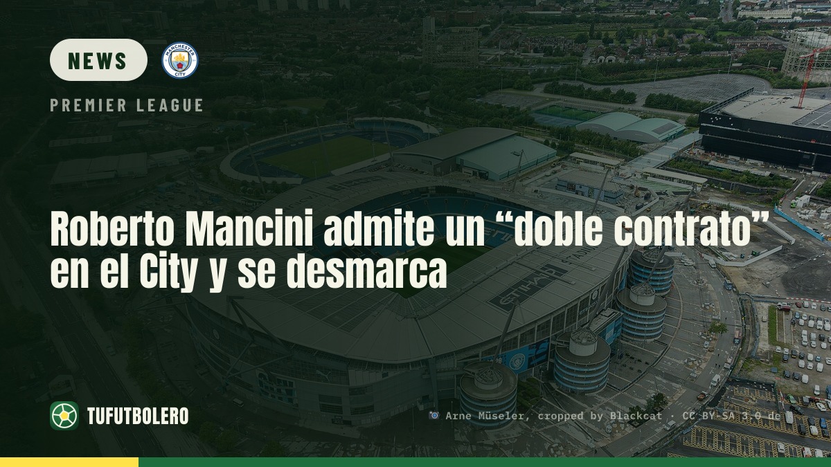 Roberto Mancini gesteht „Doppelvertrag“ beim City und winkt ab