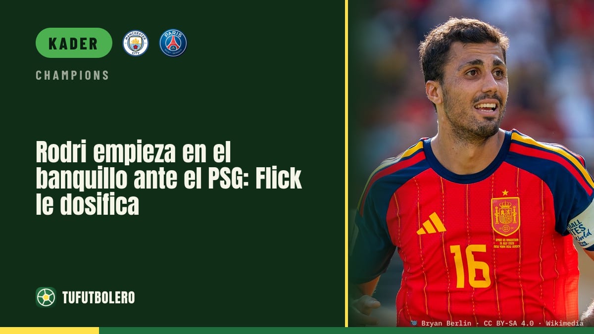 Rodri startet auf der Bank gegen PSG: Flick schont Minuten