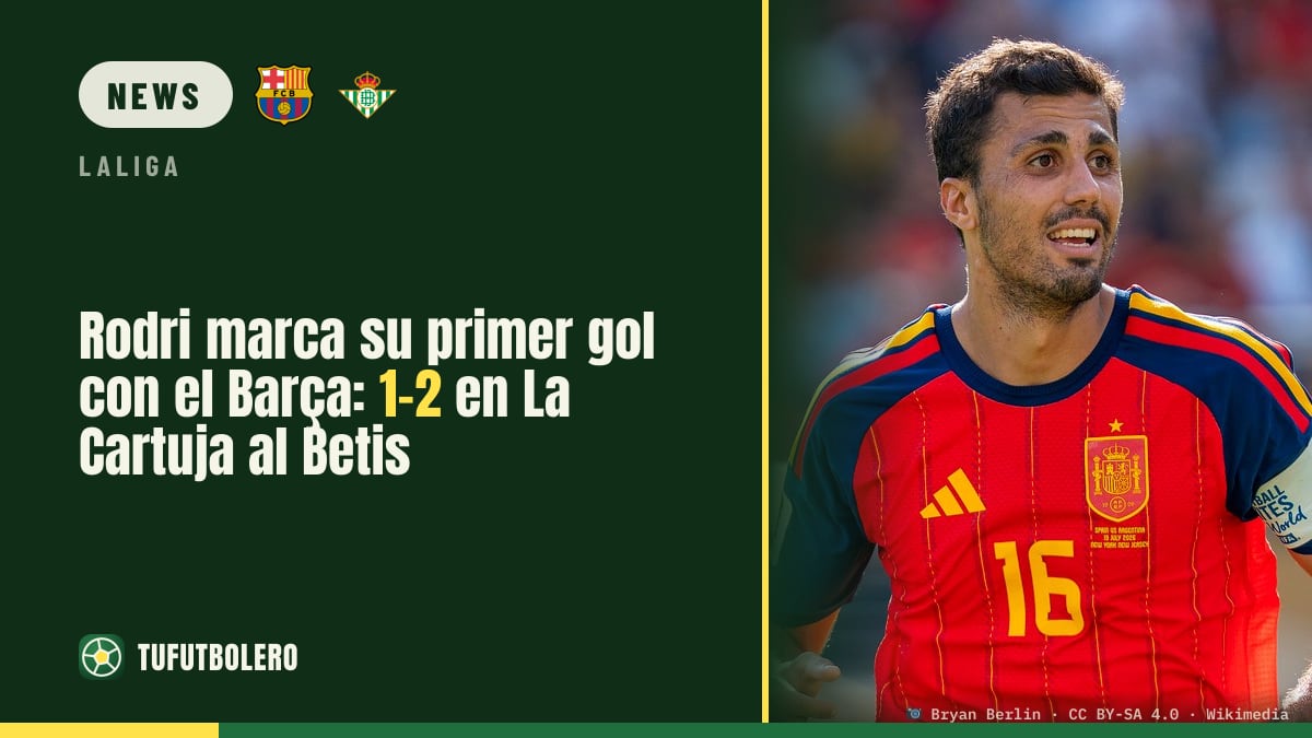 Rodri trifft erstmals für den FC Barcelona: 1:2 in La Cartuja gegen Betis