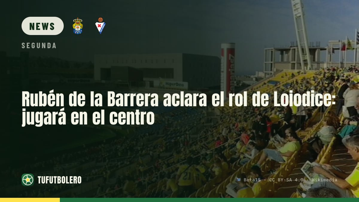 Rubén de la Barrera ordnet Loiodices Rolle neu: er spielt im Zentrum