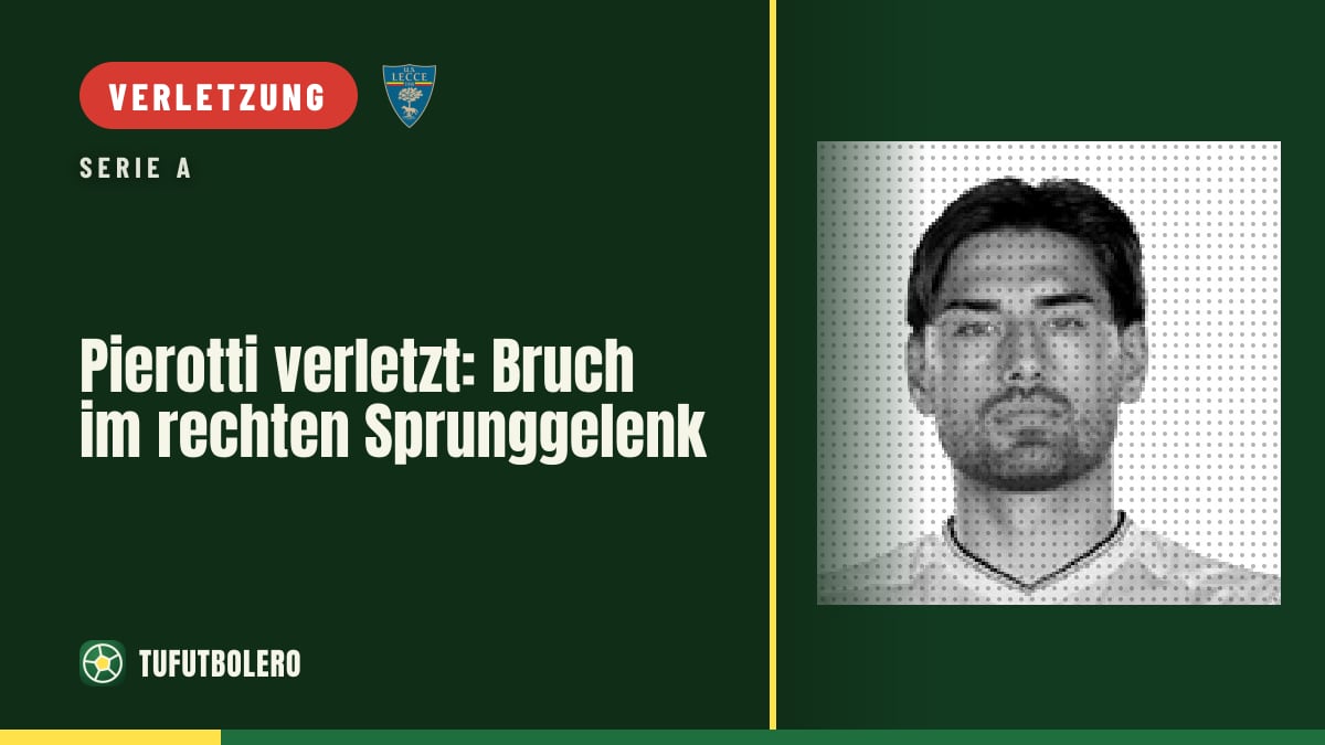Pierotti verletzt: Bruch im rechten Sprunggelenk