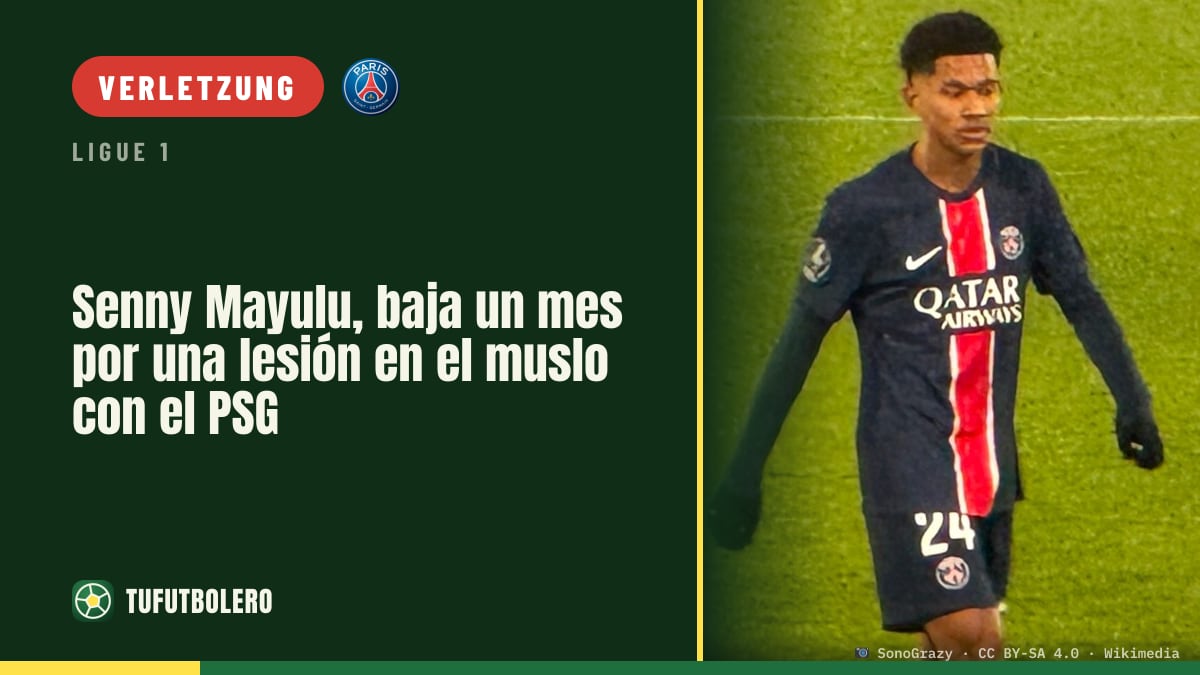 Senny Mayulu fällt einen Monat aus: Muskelriss im Oberschenkel bei PSG