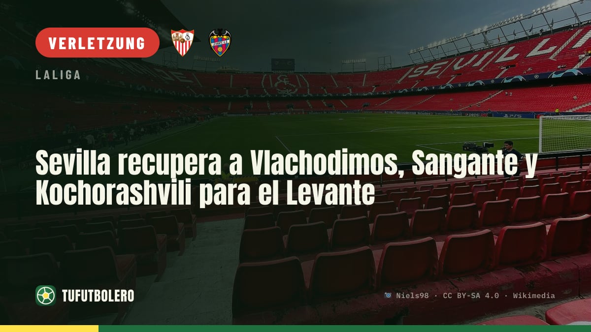 Sevilla holt Vlachodimos, Sangante und Kochorashvili zurück vor Levante