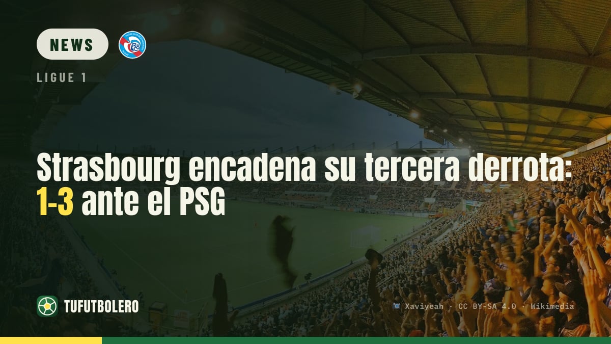 Strasbourg kassiert dritten Rückschlag in Folge: 1-3 gegen PSG