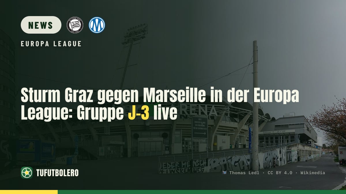 Sturm Graz gegen Marseille in der Europa League: Gruppe J-3 live