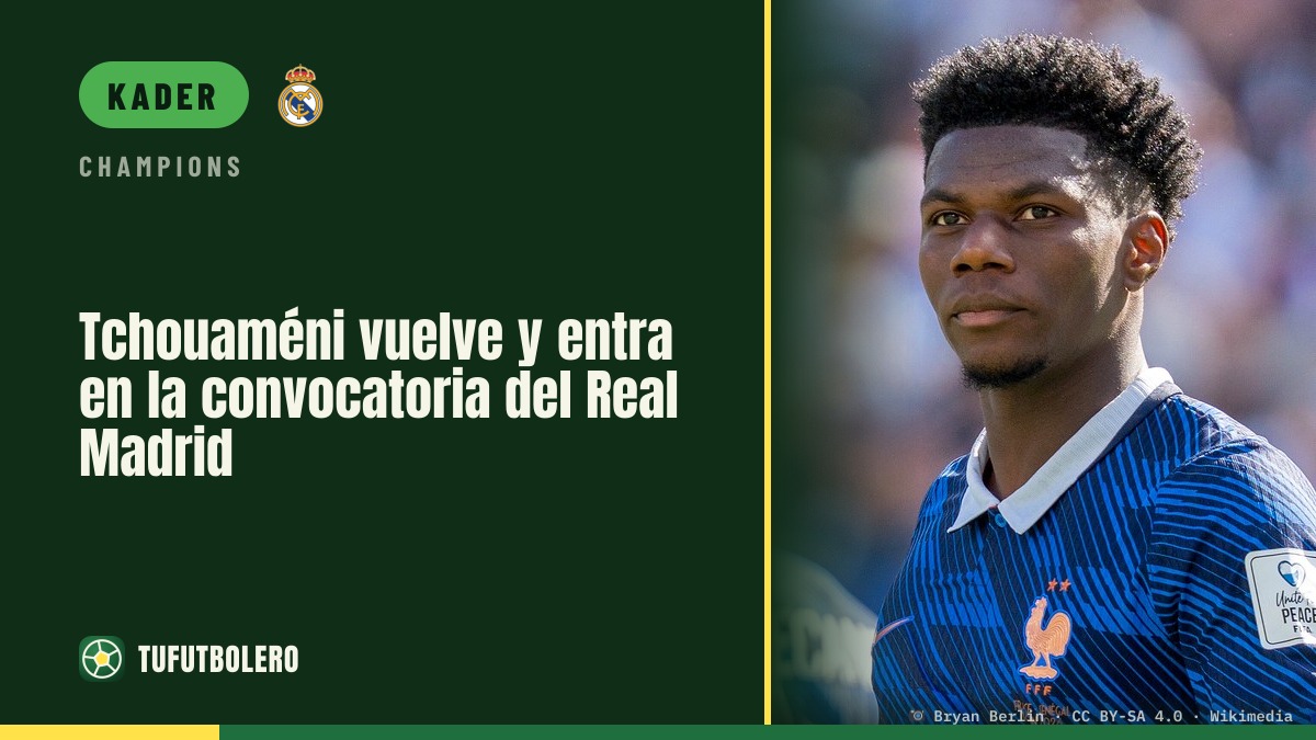 Tchouaméni ist zurück und gehört zum Kader gegen Inter