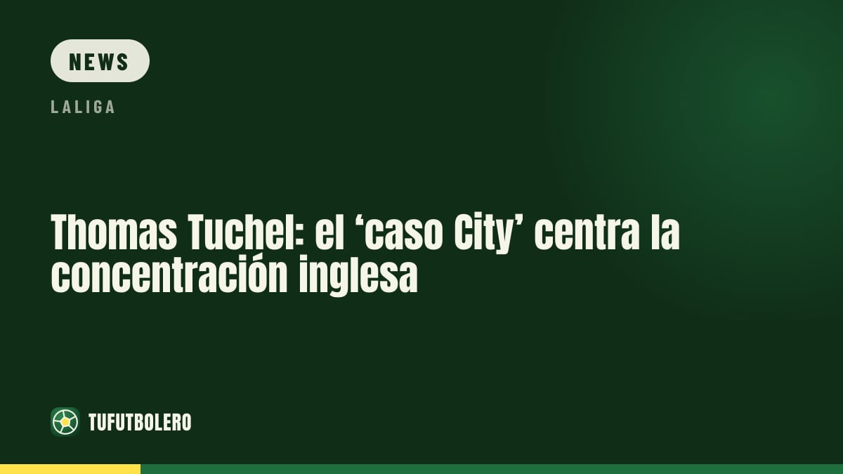 Thomas Tuchel: Der City-Fall ist Thema Nummer eins im England-Camp