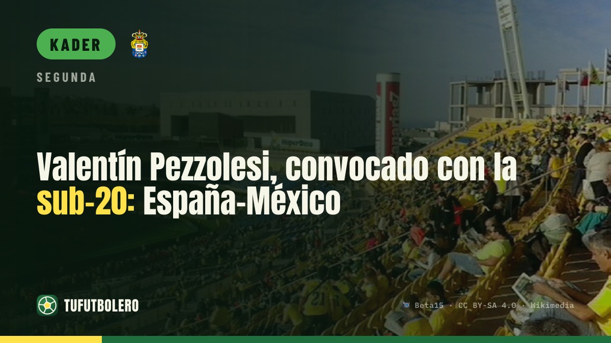 Valentín Pezzolesi für Spaniens U-20 nominiert: Test gegen Mexiko