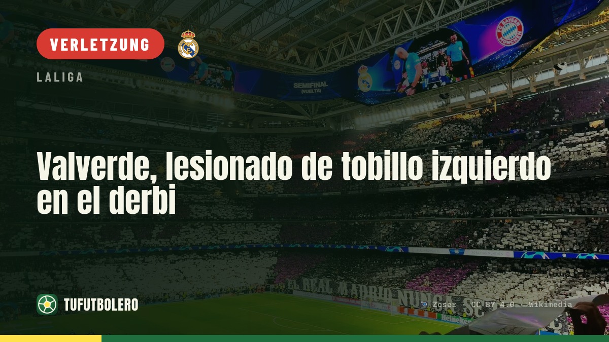 Valverde mit Verletzung am linken Knöchel im Derby