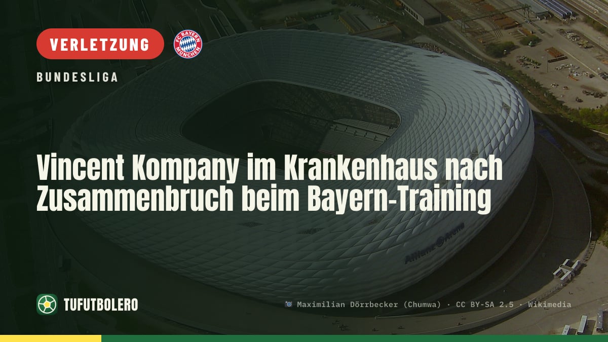 Vincent Kompany im Krankenhaus nach Zusammenbruch beim Bayern-Training