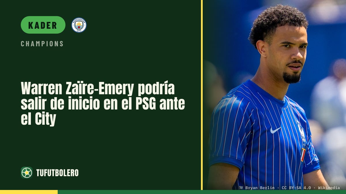 Warren Zaïre-Emery könnte im PSG-Startelf gegen City spielen