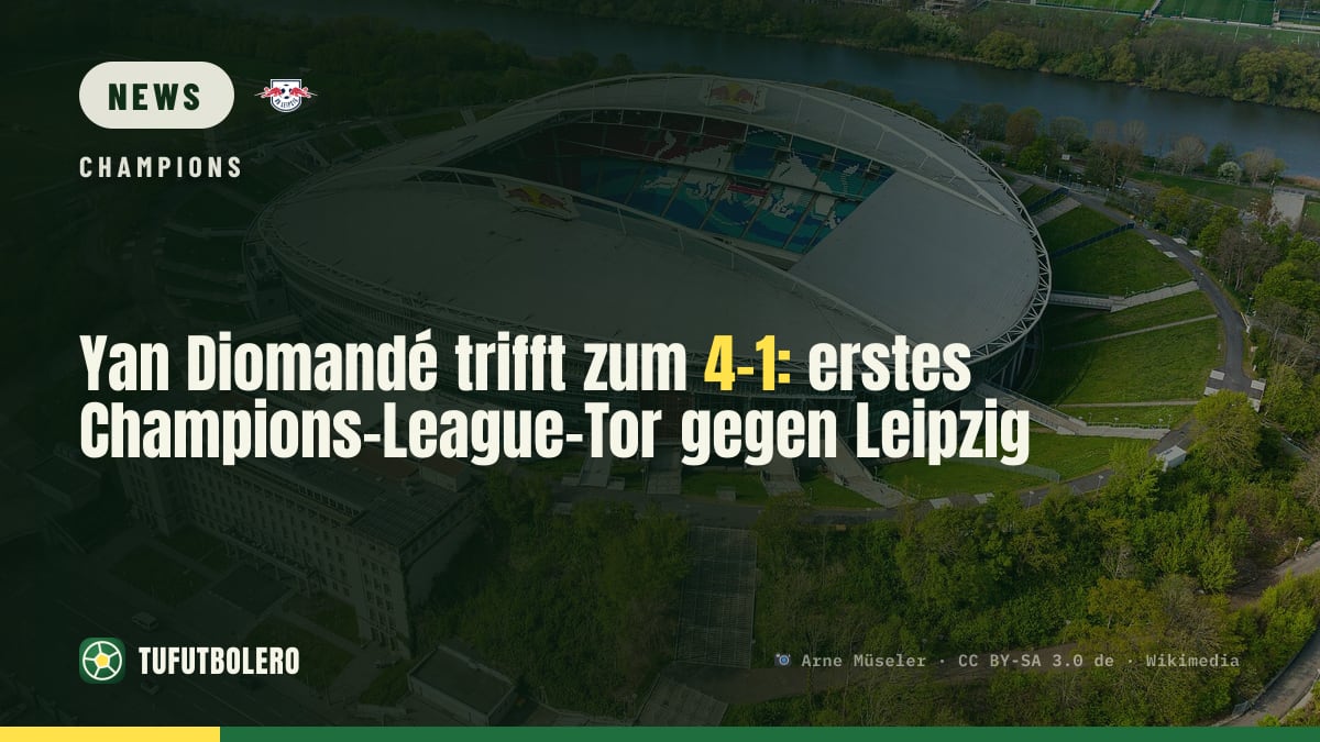 Yan Diomandé trifft zum 4-1: erstes Champions-League-Tor gegen Leipzig