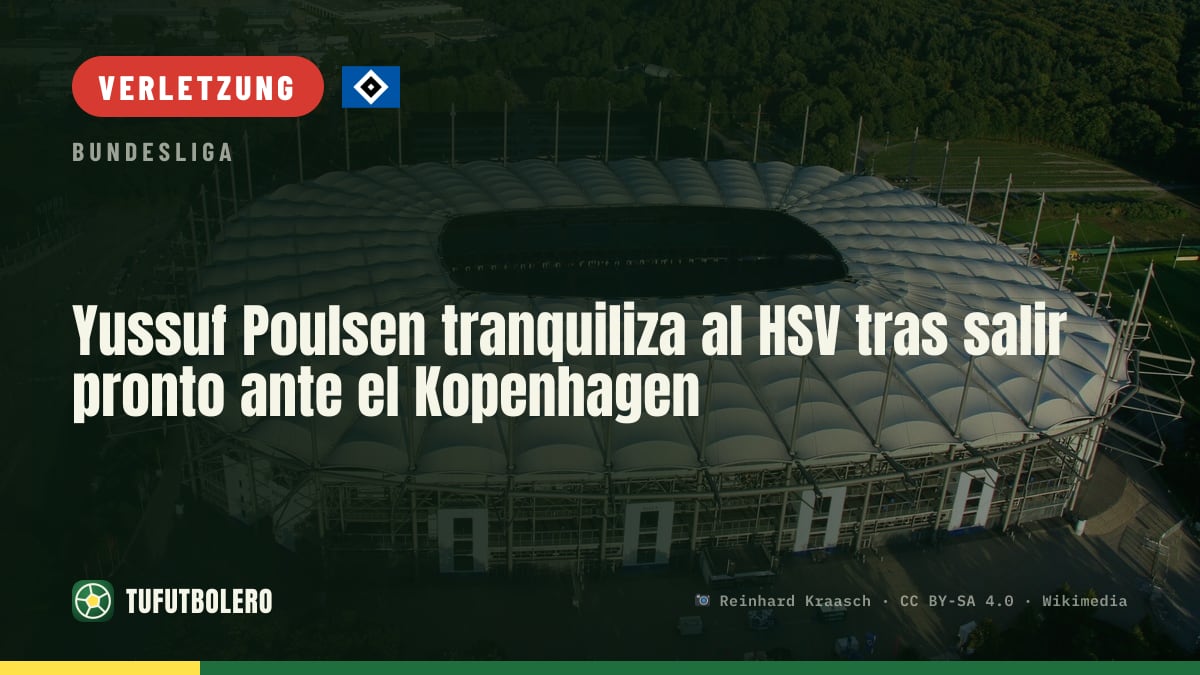 Yussuf Poulsen beruhigt den HSV nach früher Auswechslung in Kopenhagen