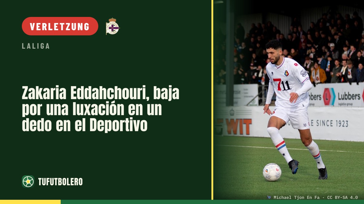 Zakaria Eddahchouri fällt für Deportivo aus: Finger ausgekugelt