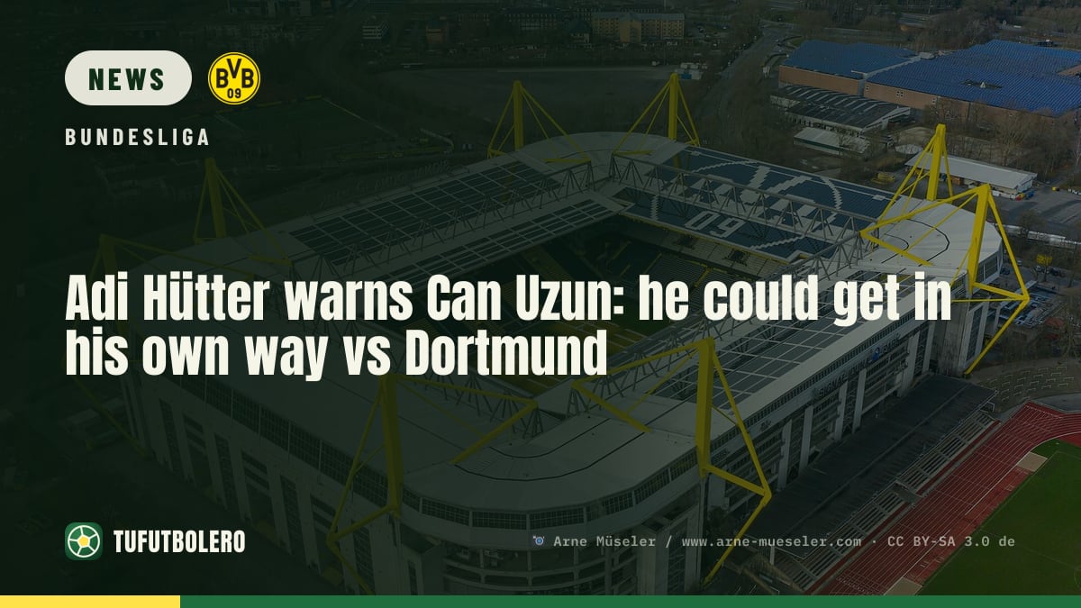Adi Hütter warns Can Uzun: he could get in his own way vs Dortmund