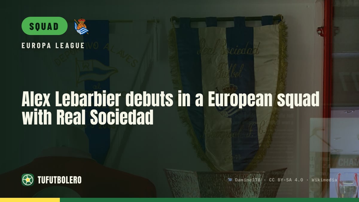 Alex Lebarbier debuts in a European squad with Real Sociedad