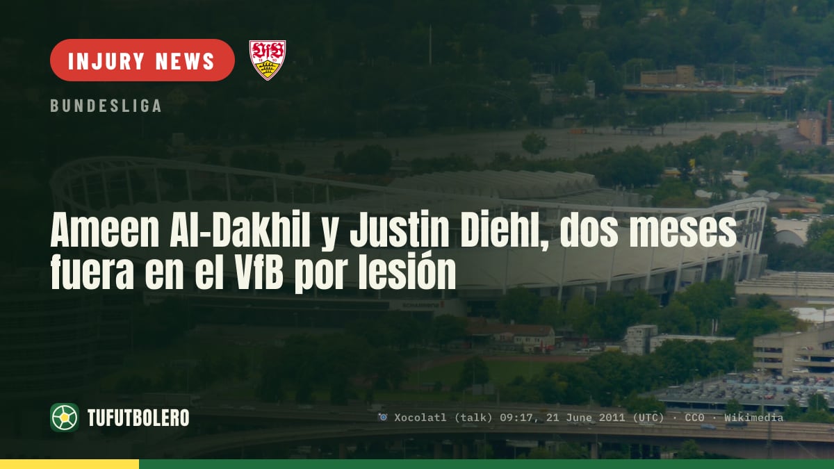 Ameen Al-Dakhil and Justin Diehl still not fit for VfB Stuttgart