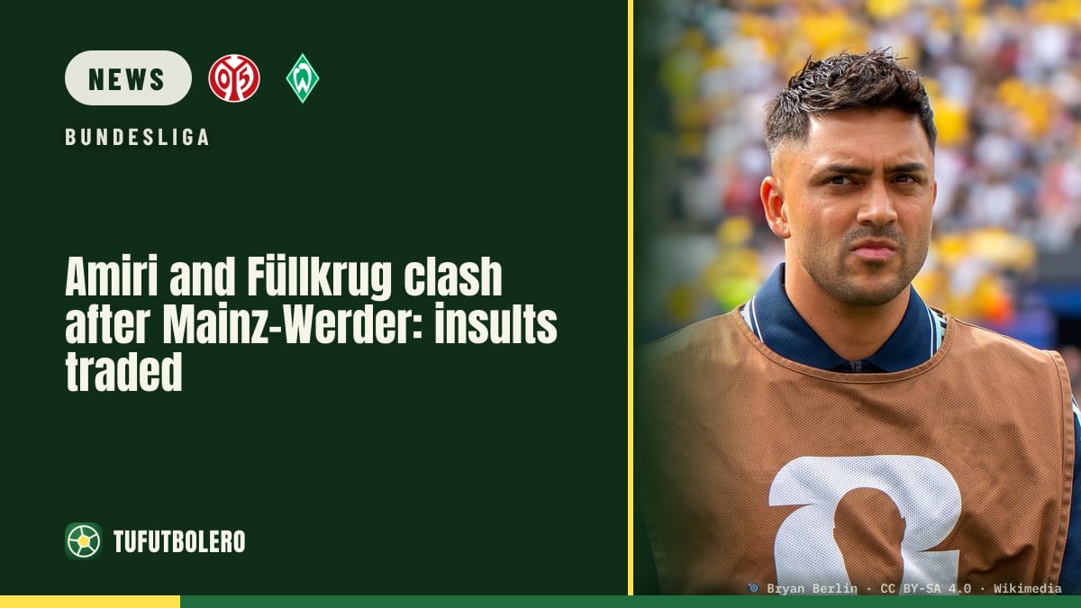 Amiri and Füllkrug clash after Mainz-Werder: insults traded