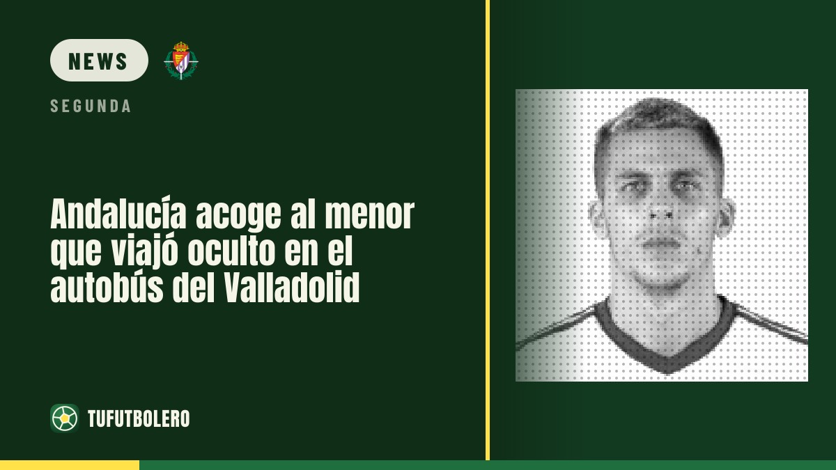 Andalusia hosts the minor who travelled hidden under Valladolid’s bus
