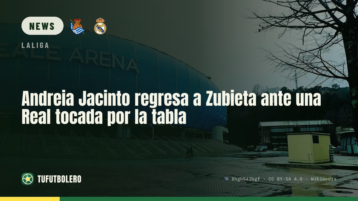 Andreia Jacinto returns to Zubieta as a Real Sociedad side in trouble play