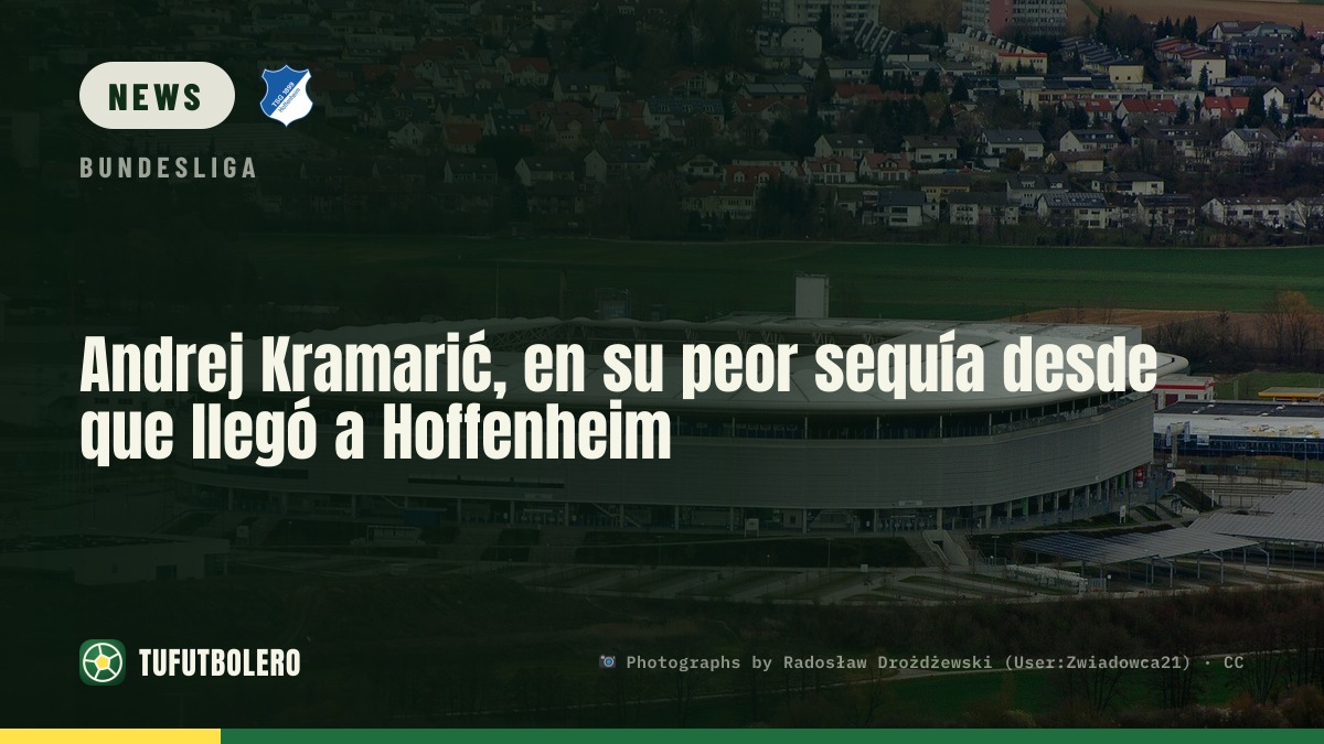 Andrej Kramaric in his worst spell since joining Hoffenheim