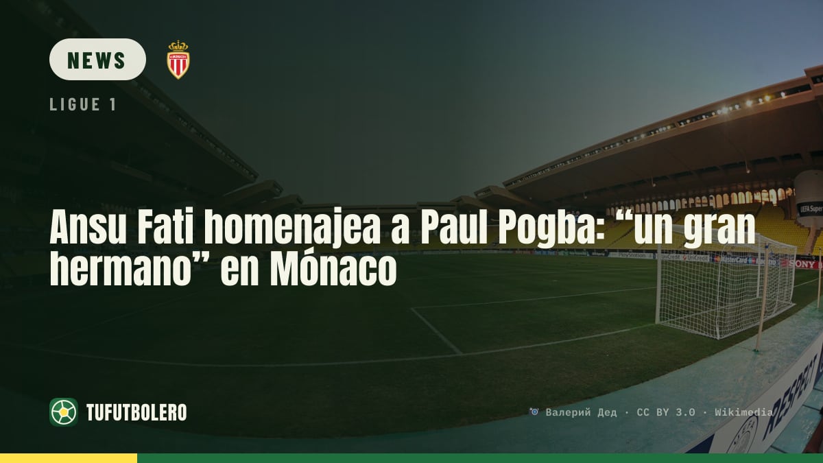 Ansu Fati praises Paul Pogba: “like a big brother” at Monaco