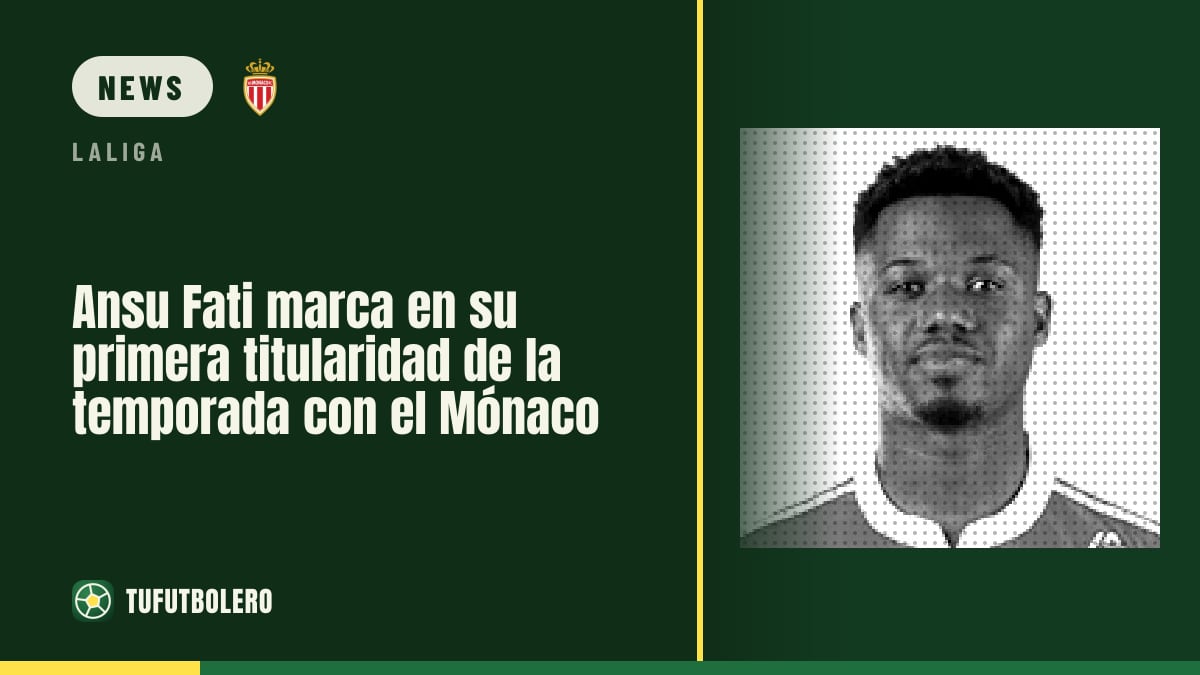 Ansu Fati scores in his first start of the season for Monaco
