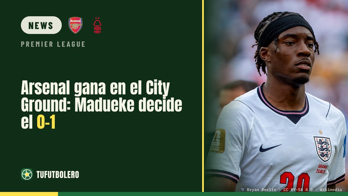 Arsenal win 0-1 at Nottingham Forest as Madueke strikes
