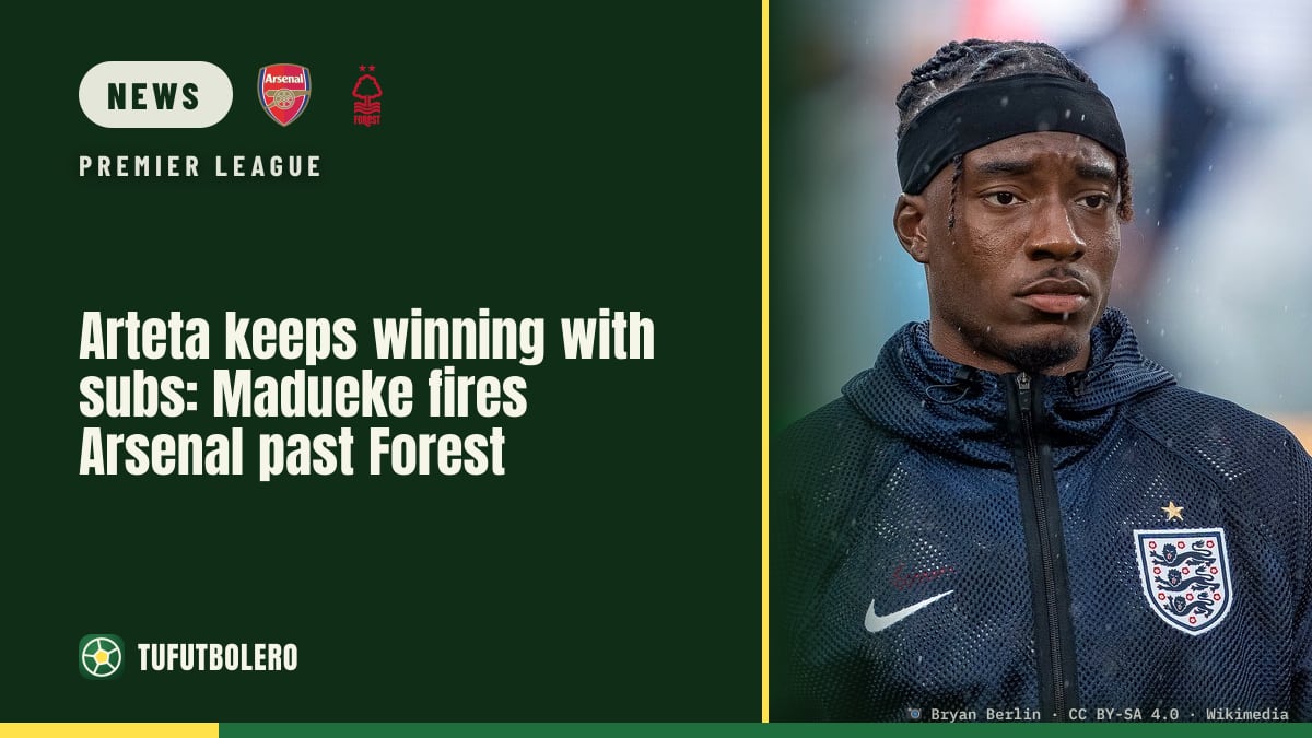 Arteta keeps winning with subs: Madueke fires Arsenal past Forest