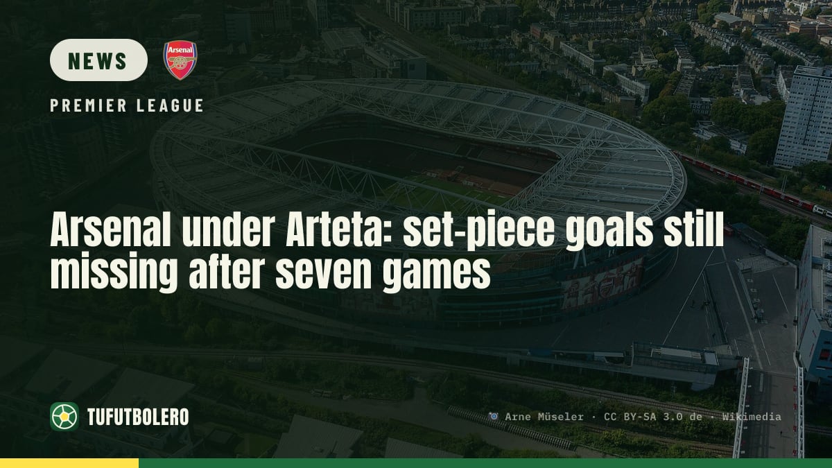 Arsenal under Arteta: set-piece goals still missing after seven games
