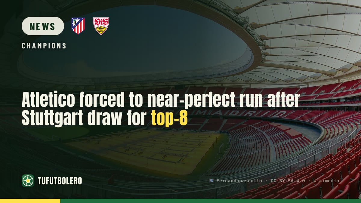 Atletico forced to near-perfect run after Stuttgart draw for top-8