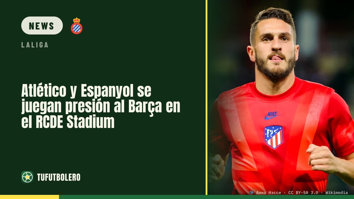 Espanyol vs Atlético at RCDE Stadium: Barça pressure on the line
