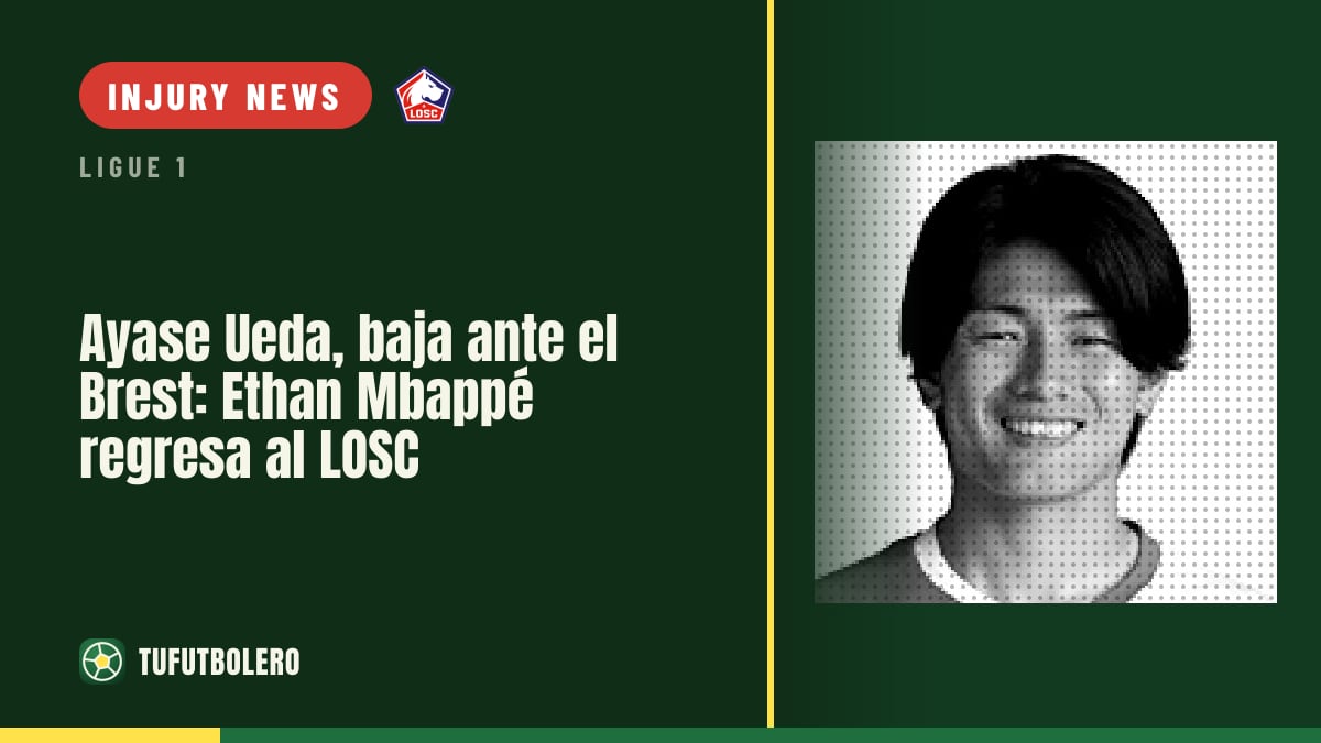 Ayase Ueda out for Brest game as Ethan Mbappé returns to Lille