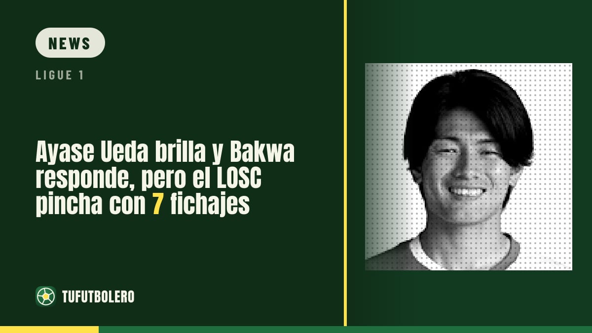 Ueda shines and Bakwa delivers, but Lille’s 7 signings still struggle