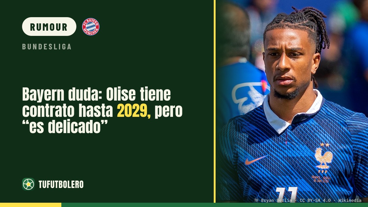Bayern cautious on Olise: contract to 2029, but “it’s delicate”