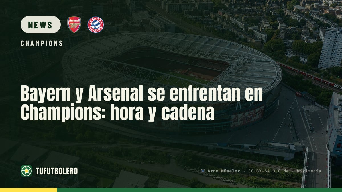 Bayern vs Arsenal in the Champions League: kick-off time and TV