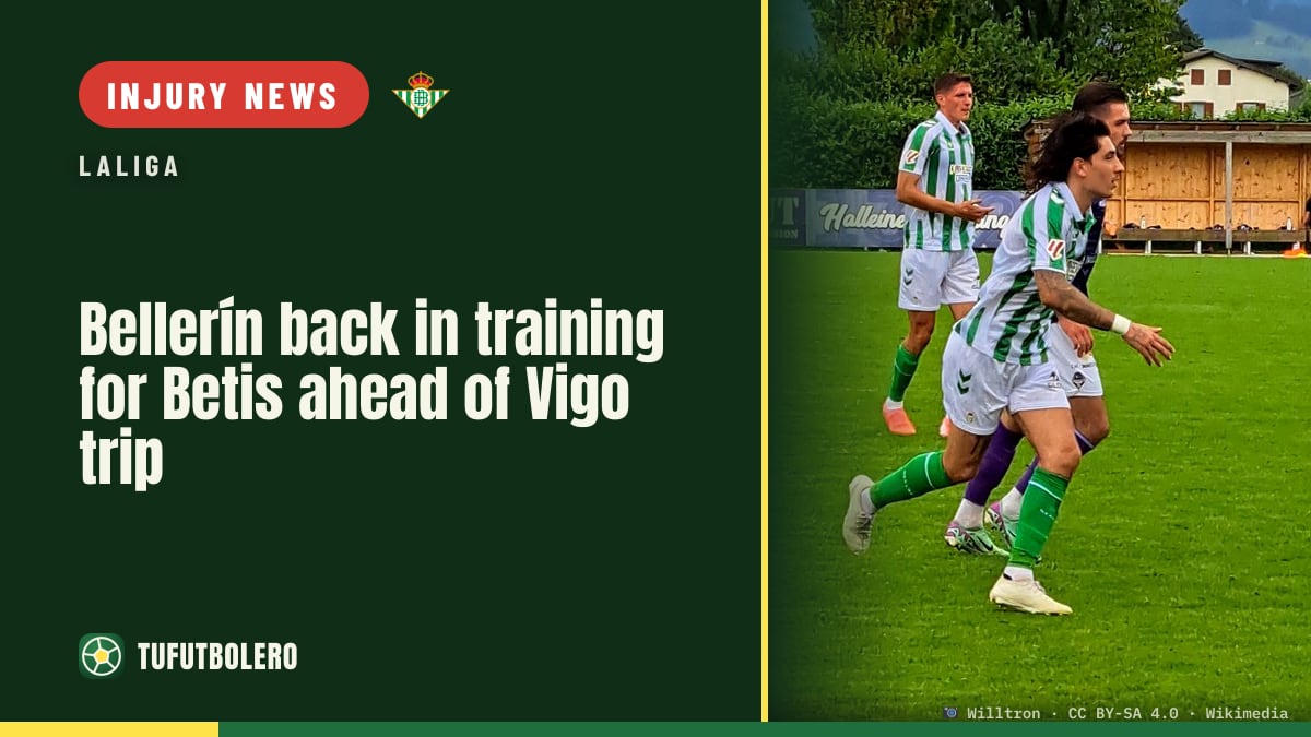 Bellerín back in training for Betis ahead of Vigo trip