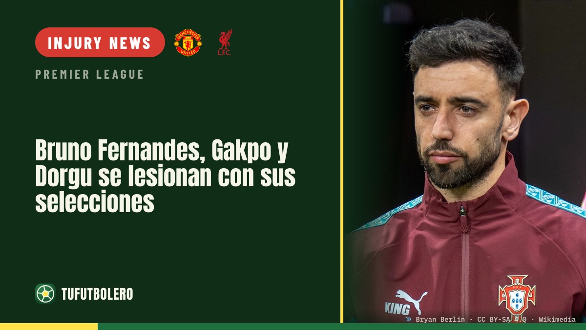 Bruno Fernandes, Gakpo & Dorgu join Nations League injury list