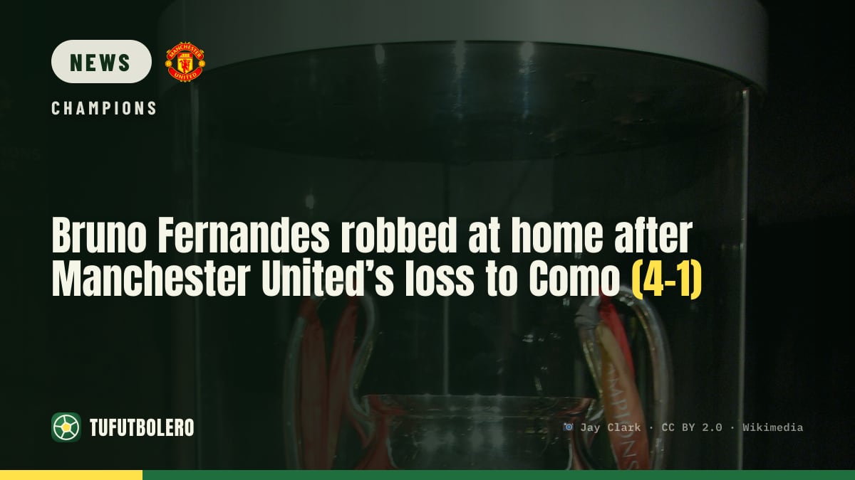 Bruno Fernandes robbed at home after Manchester United’s loss to Como (4-1)