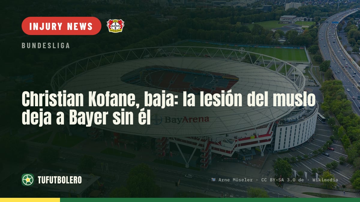 Christian Kofane out for weeks: thigh injury sidelines Bayer