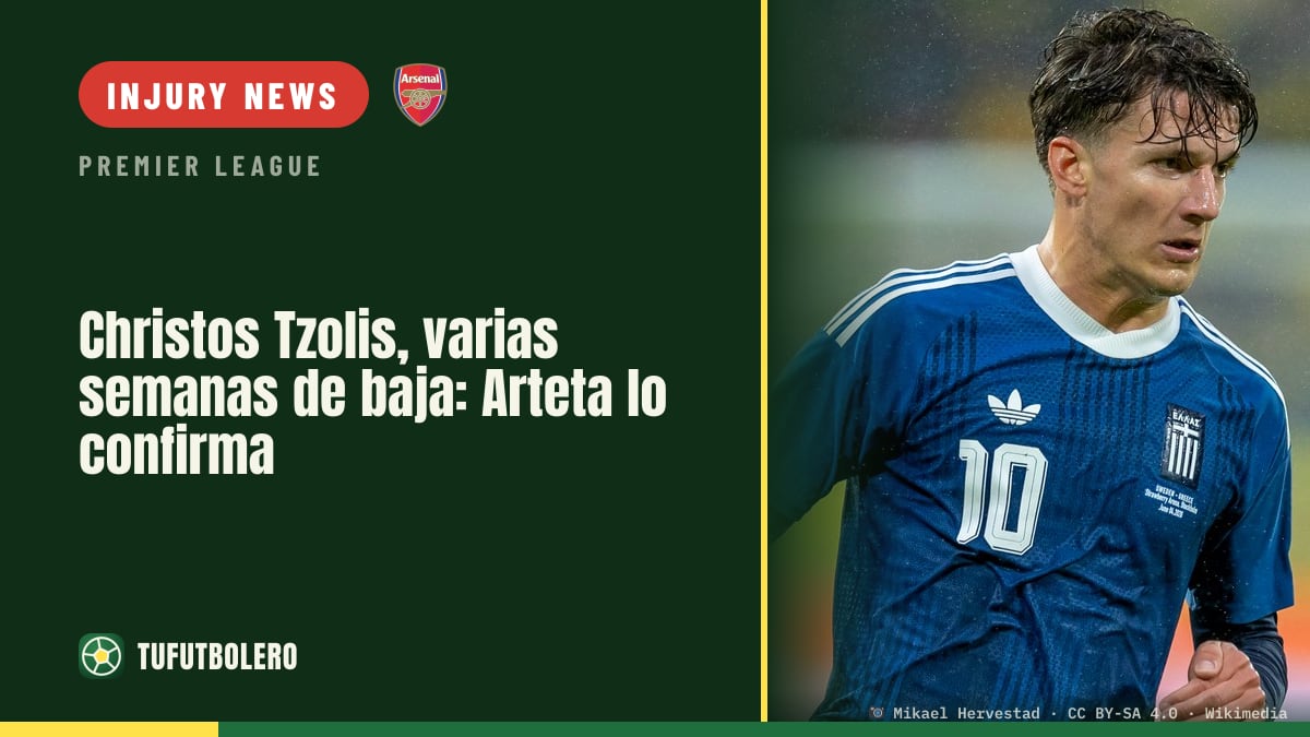 Christos Tzolis out for weeks: Arteta confirms