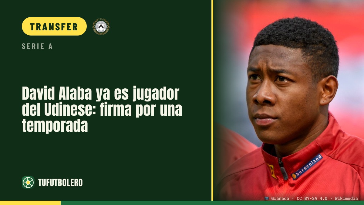 David Alaba joins Udinese: one-year deal after Real Madrid exit