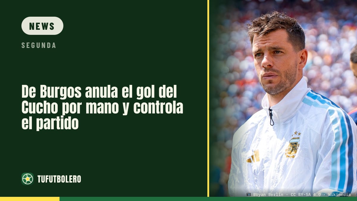 De Burgos cancels Lo Celso’s goal for Cucho’s hand and manages the game