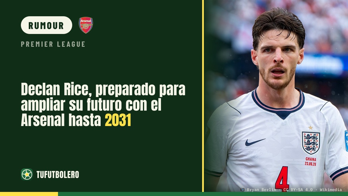 Declan Rice set for long-term Arsenal commitment until at least 2031