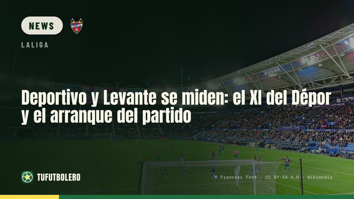 Deportivo vs Levante: Dépor’s starting XI is out for LaLiga EA Sports