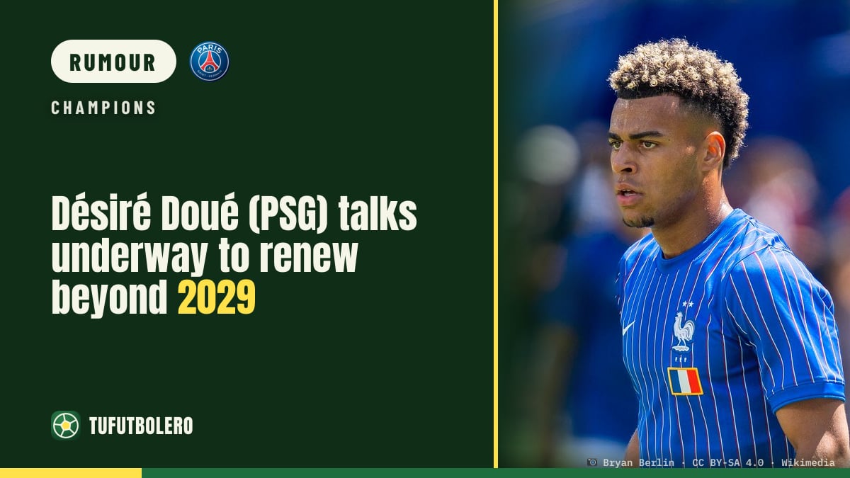 Désiré Doué (PSG) talks underway to renew beyond 2029