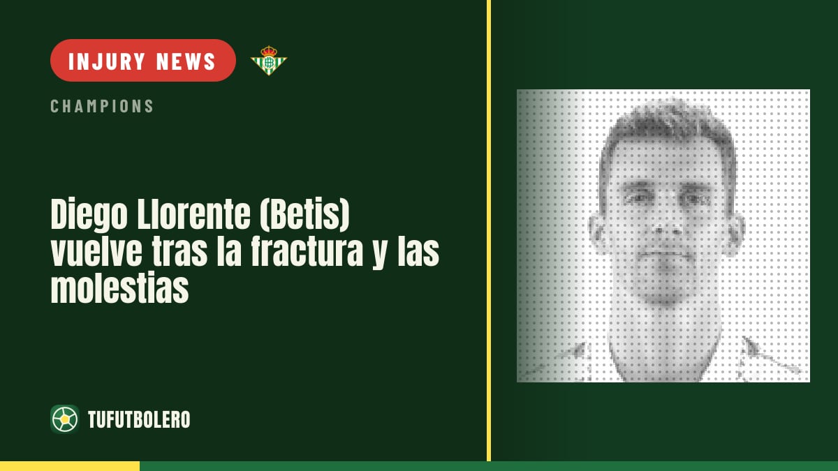 Diego Llorente (Betis) returns after nose fracture and muscle issues